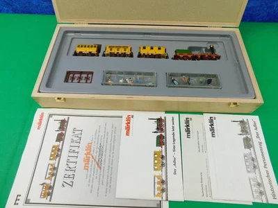 F11 Märklin H0 26350 Historischer Personenzug Adler digital Holzbox OVP TOP - Bild 1 von 4