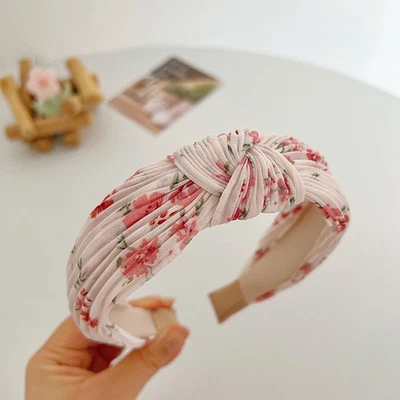 Diadema Accesorio para Cabello Moda Temperamento Suave Mujer Estampada Foto 1 de 4