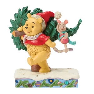 Jim Shore Disney POOH WEIHNACHTSBAUM - EIN BAUM FÜR ZWEI 6016886 NEU 2025 - Bild 1 von 6