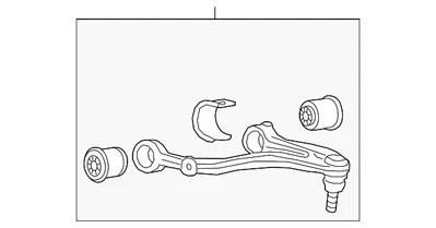 Genuine Front Driver Side Upper Control Arm 85660606 - Image 1 of 4