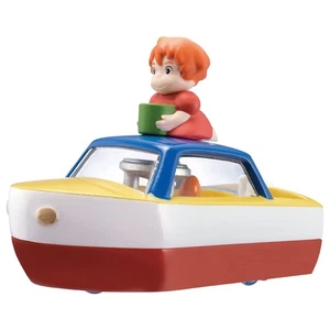 Dream TOMICA Ponyo on a Cliff by the Sea Sosuke Pompon Boat Anime Studio Ghibli - Picture 1 of 6
