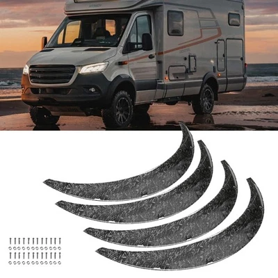 Kit de 4 guardabarros con arcos de rueda de carrocería ancha para Mercedes Benz Sprinter Foto 1 de 4