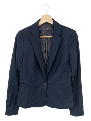 MANGO Blazer clásico Mujeres Blazer Talla EU 36 azul look casual - Imagen 1 de 4