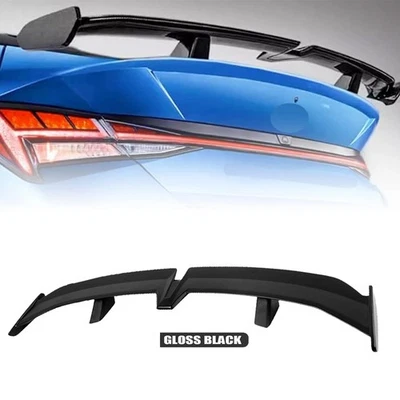For Hyundai Sonata Gloss Black 55" Car Rear Trunk Spoiler PRO Racing Rear Wing Foto 1 de 4