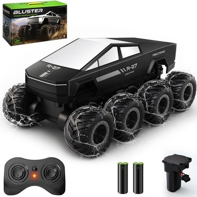 Amphibious RC Truck 1: 14 8WD, 2.4G Off Road Waterproof Large Remote Control ... - Image 1 of 4
