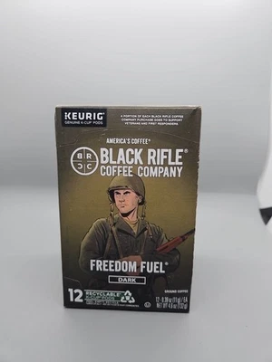 BLACK RIFLE COFFEE COMPANY {E} Black Rifle Coffee Freedom Fuel Dark Roast Pods 12 Count K Cup Pods