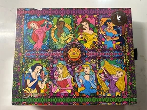 Rompecabezas Disney Ceaco Silver Select Edition vitral princesa 1000 nuevo sellado - Imagen 1 de 8