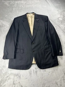 Abrigo deportivo Brioni Blazer 46R para hombre lana Maus Hoffman Italia negro - Imagen 1 de 11
