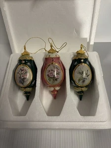 3 Forever Flowers TULPEN, ROSEN, MAIGLÖCKCHEN Porzellan Ornam Lena Liu - Bild 1 von 9