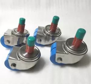 Lot of 4 Pcs. - Atlas Casters LC1030CS-SX-PXP with Levelers, N£W - Picture 1 of 13