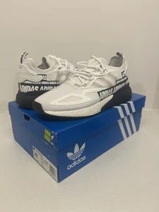 [FX7036] Adidas ZX 2K BOOST FTWWHT/GREONE/CONAVY Men's 10.5 - Picture 1 of 6