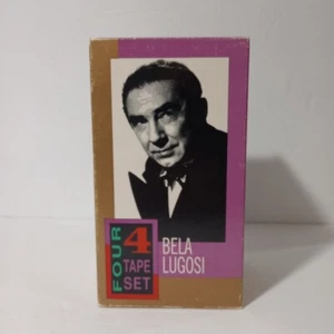 bela lugosi Silver Screen 4 VHS Tape Set Good Condition Rare - Picture 1 of 9
