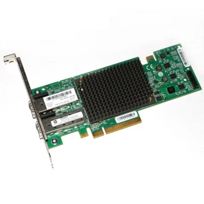 HP NC552SFP DUAL PORT 10GbE SERVER ADAPTER 614203-B21 OCE11102-HP 615406-001 - Image 1 of 3