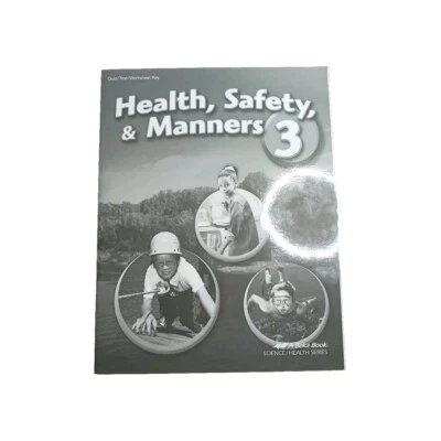 ABeka Health Safety And Manners 3 Student Quiz, Test, and Worksheets and Key - Image 1 of 3