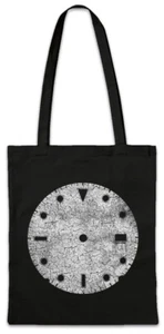 Clock-Face II Stofftasche Einkaufstasche Ingenieur Mechaniker Zahnrad Uhr - Picture 1 of 1