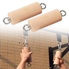 Pull up Handles Grips Wood for Weight Training Indoor and Outdoor Kettlebell