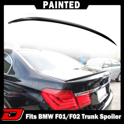 2009-2015 Fits BMW 7-Series F01 F02 4D M3 Type Trunk Boot Spoiler Painted #668 Foto 1 de 4