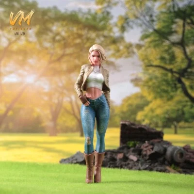 Resin 1/18 Diorama Park Scene Props Miniature Figure Standing Robot Toys Doll - Image 1 of 4