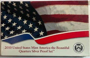 2010 US America The Beautiful Quarters Silver Proof Set - GEMS - No Reserve - Picture 1 of 2