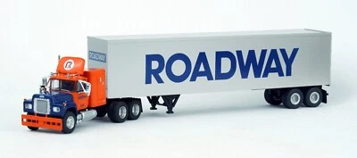 Brekina Mack RS700 & 45' Van Trailer #85813 '70s-'80s HO, Roadway 1/87 Scale - Image 1 of 4