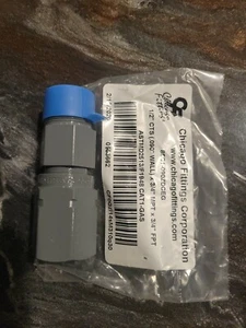 #9 CHICAGO FITTINGS 85C1-090ZDCEG 3/4 FPT x 1/2 CTS .090W x 3/4 MPT GAS - Picture 1 of 2