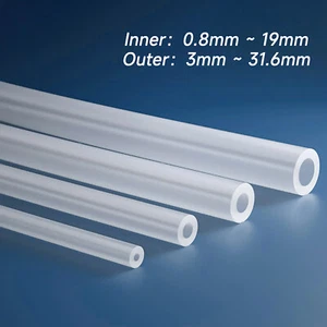 Silicone Food Grade Clear Translucent Tube Beer Milk Hose Pipe Soft Rubber - Picture 1 of 4