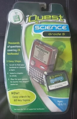 SEALED Leapfrog iQUEST Grade 5 Science Cartridge - Image 1 of 2