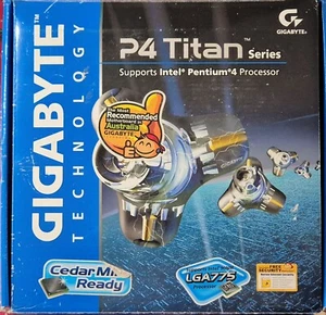 Gigabyte G A 8vM800M -775 Motherboard with cpu - Picture 1 of 6