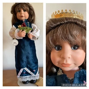 VTG GOOD KRUGER Frog Prince 17” Doll Vinyl Signed Certificate COA 73 / 500 RARE - Foto 1 di 24