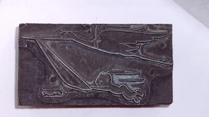 Stork Failing to Carry Baby Properly Printing Letterpress Printers Block Funny - Picture 1 of 10