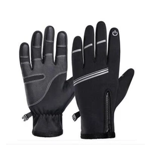 Winter Cycling Gloves Outdoor Sports Gloves Touch Screen Bike Skiing Full Finger - Picture 1 of 14