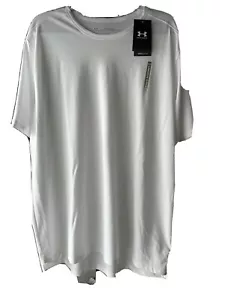 Men's Under Armour CoolSwitch Short Sleeve T-Shirt White Loose Size:XXL - Picture 1 of 8