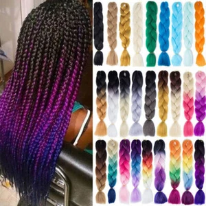 Real as Human Natural Ultra Hair For Braiding Extenions Premium Jumbo Braids - Picture 1 of 57