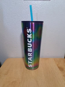2023 Starbucks Stainless Steel VENTI Limited 24oz Rainbow Tumbler - Picture 1 of 8