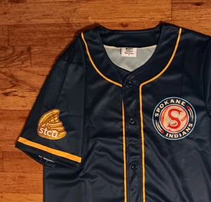 Spokane Indians Gold Glove Trikot MILB Baseball Herren Small blau - Bild 1 von 8