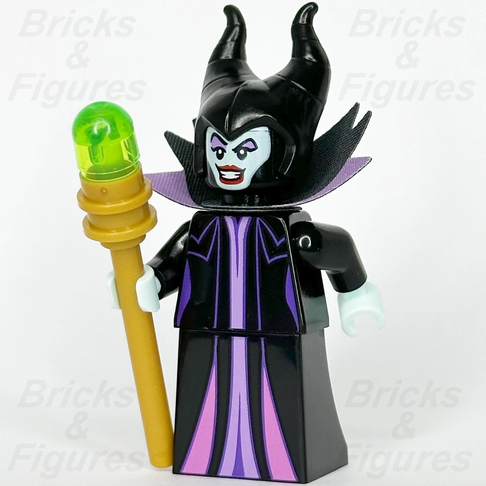 LEGO Disney Maleficent Minifigure Disney 100 Sleeping Beauty 43227 dis127 Witch - Image 1 of 3