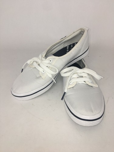 Sneaker da donna Adidas bianche casual scarpe comode ballerina bianche scarpe piatte taglia 7 5