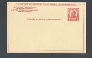  UY12 Mint Red Folded Unsevered Pair  - Picture 1 of 1