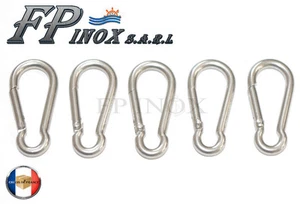 Mousqueton 3mm ( Lot de 5 ) inox 316 Longueur 32mm - Imagen 1 de 1
