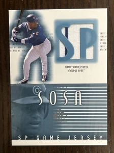 2002 SP Authenitc #J-SS Sammy Sosa Game Used Jersey Chicago Cubs - Picture 1 of 2