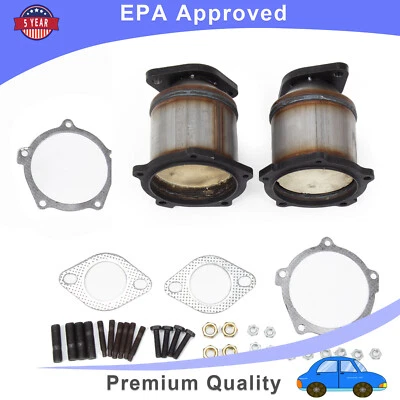 Juego de convertidores catalíticos para Kia Sedona 3,5 L 2002 2003 2004 2005 BANK 1 y BANK 2 Foto 1 de 4