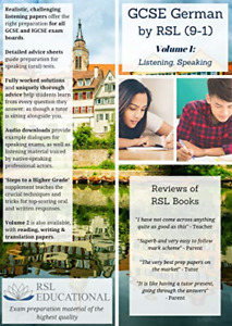 GCSE German by RSL (9-1) Volume 1: Listening, Speaking