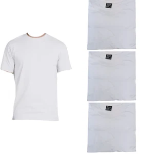 MEN'S 4 PACK 100% PURE COTTON CREW NECK T-SHIRTS - Picture 1 of 3