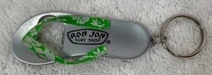 Vintage- Ron Jon Surf Shop- Flip Flop Key Chain Bottle Opener - Picture 1 of 8