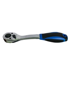 Jrsdrive Ratchet Handle 1/4", Reversible 72 Teeth CRV, Dual Color Grip E-2203E - Picture 1 of 6