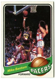 1979-80 Topps #9 Mike Bantom Indiana Pacers - Bild 1 von 2