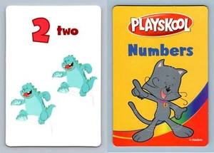 2 / Two Dinosaurs - Numbers Math Pre K-K Flash Card - Picture 1 of 1