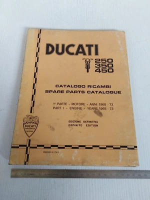catalogo parti ricambio motore originale 1 sez. 1968 - 1973 Ducati 250 350 450 - Immagine 1 di 4