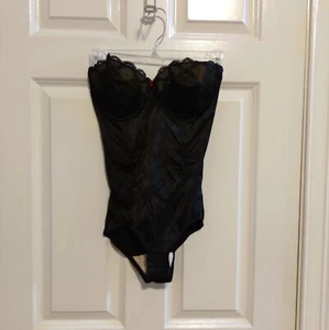 NUOVO corsetto nero/corpetto orsacchiotto modellante di Flexees taglia 36C - Foto 1 di 5