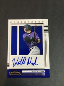 F157,988 2021 Panini Contenders Prospect Auto, Willie MacIver, Rockies